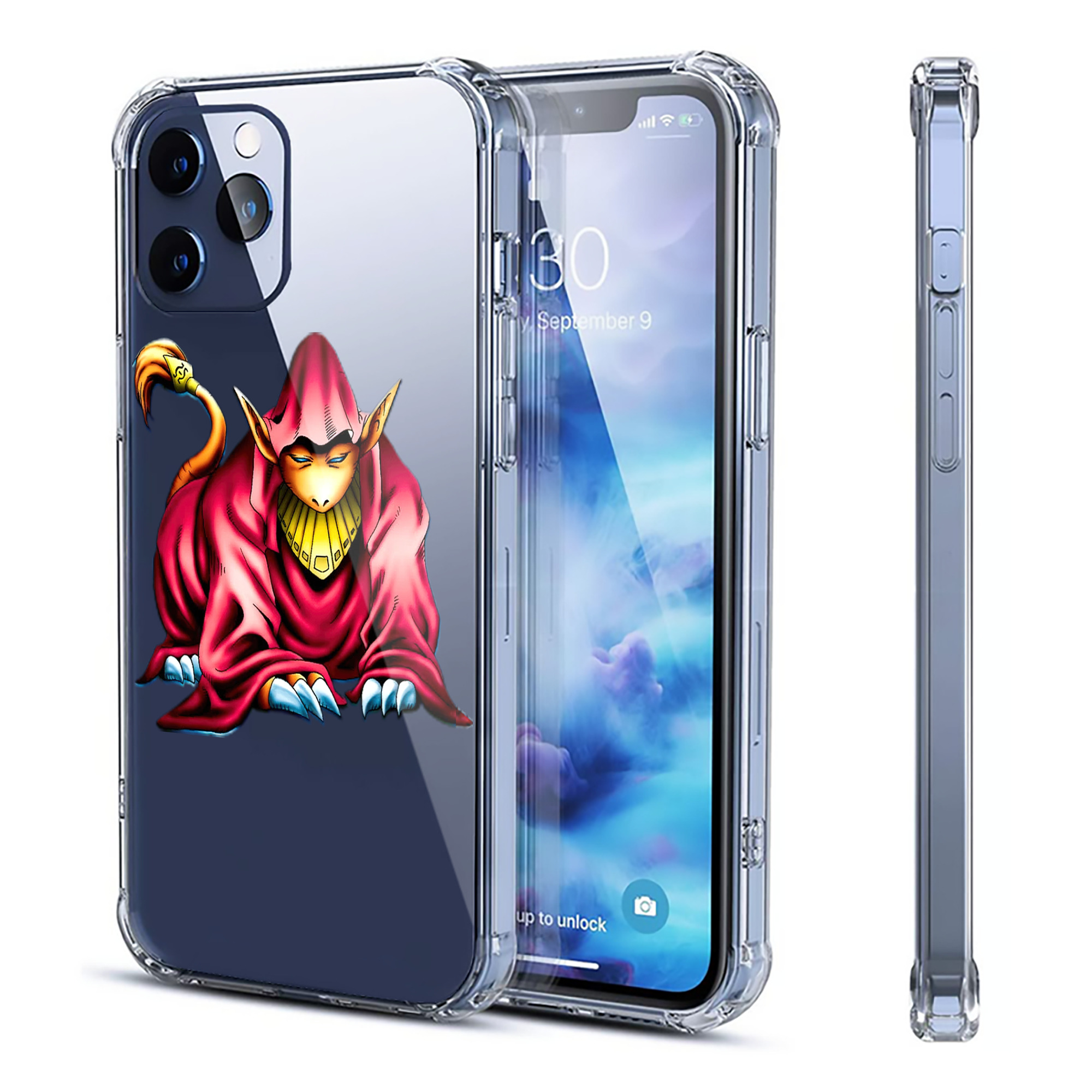 （画像用） 遊☆戯☆王 Yu-Gi-Oh! 【iPhone 12シリーズ対応】透明スマホケース（クリアソフトケース）